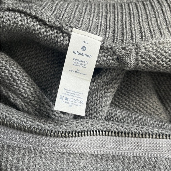 Lululemon Gray Asymmetrical Poncho - Picture 8 of 8
